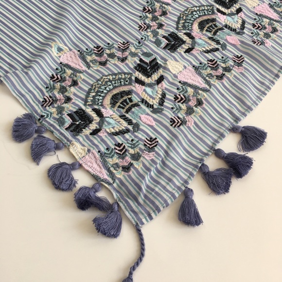 NWT Rebecca Minkoff Embroidered Boho Tassel - Picture 6 of 9